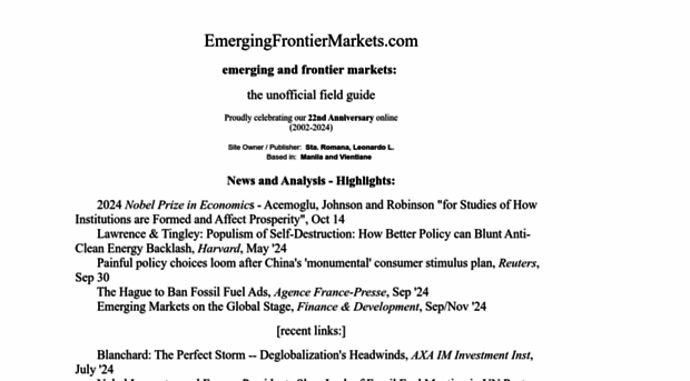 emergingfrontiermarkets.com