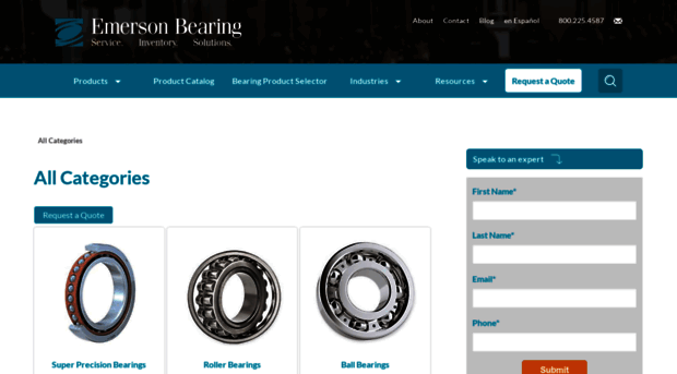 emersonbearing.thomasnet.com