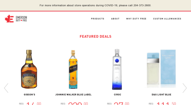 emersondutyfree.com