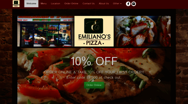 emilianopizza.com