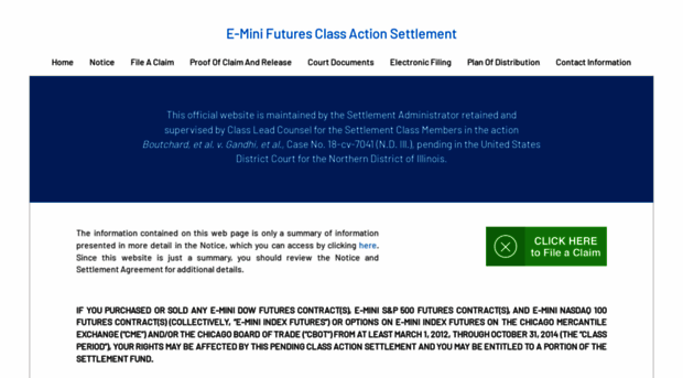 eminifuturesclassactionsettlement.com