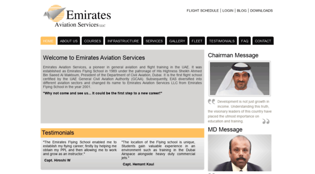 emiratesaviationservices.com