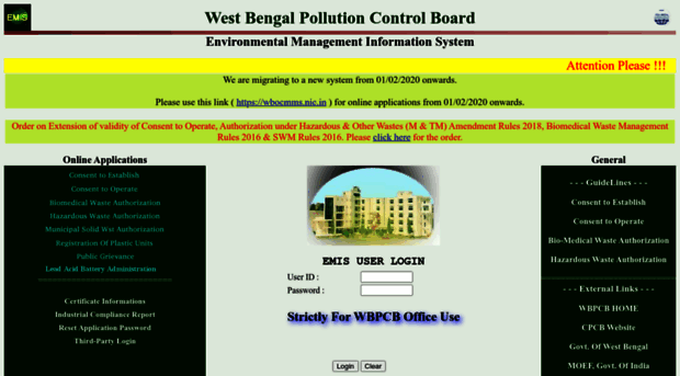 emis.wbpcb.gov.in