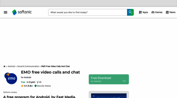 emo-free-video-calls-and-chat.en.softonic.com