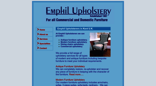emphilupholsterers.co.uk