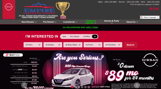 empirelakewoodnissan.com