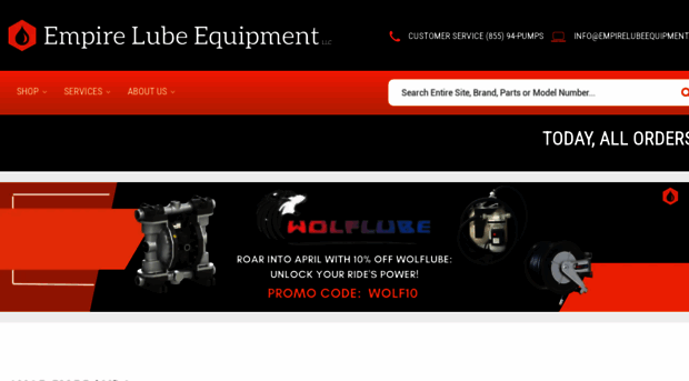 empirelubeequipment.com