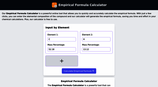 empiricalformulacalculator.com