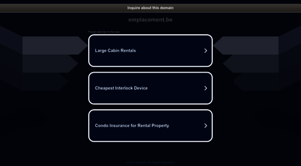 emplacement.be