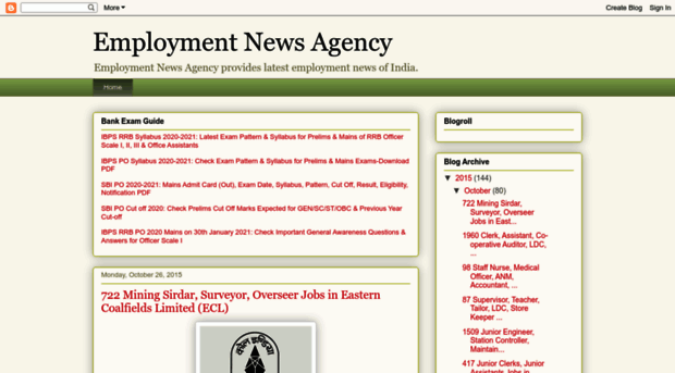 employment-news-agency.blogspot.in