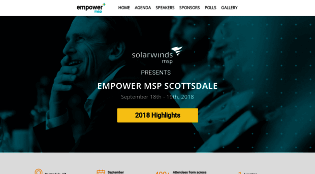 empower-msp-scottsdale-2018.solarwindsmsp.com