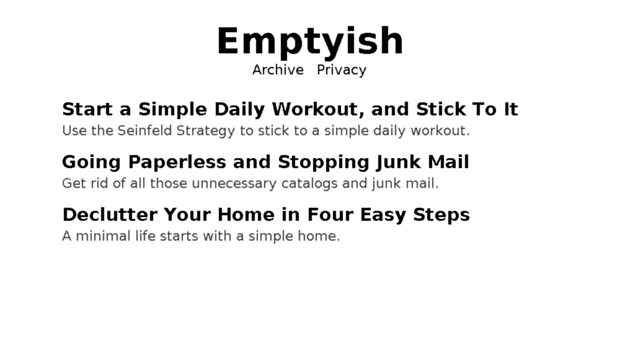 emptyish.org