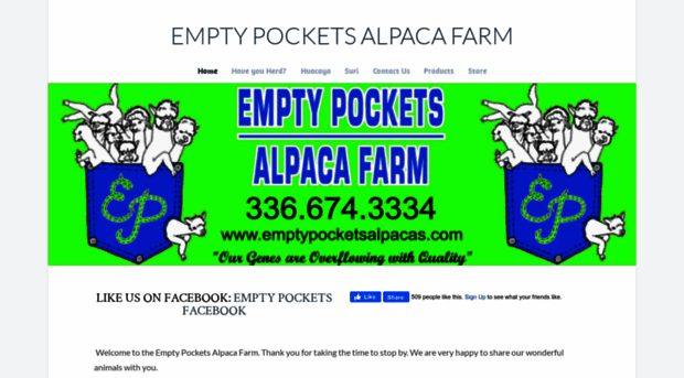 emptypocketsalpacas.com