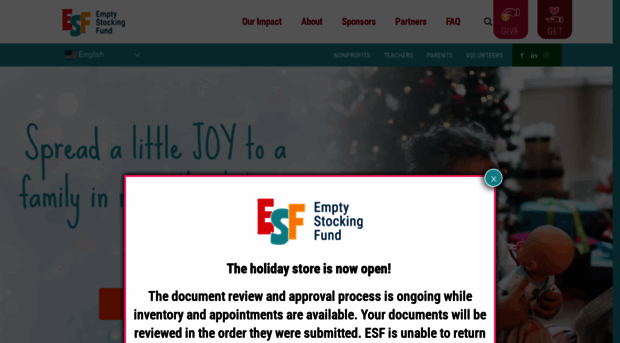 emptystockingfund.org