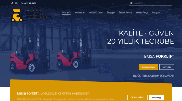 emsaforklift.com