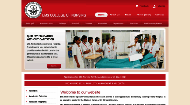 emscollegeofnursing.com