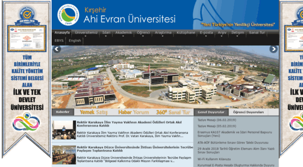 en.ahievran.edu.tr