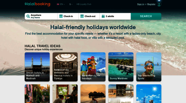 en.halalbooking.com