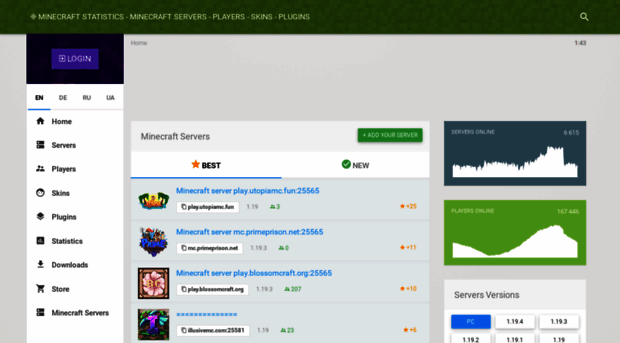 en.minecraft-statistic.net