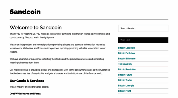 en.sandcoin.io