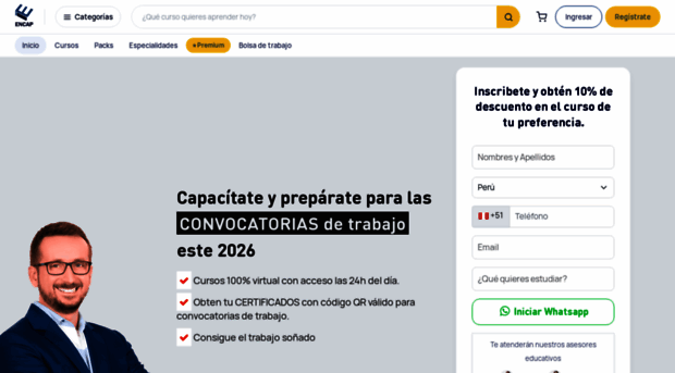 encap.edu.pe - ENCAP - Cursos, Diplomas, Dipl... - ENCAP