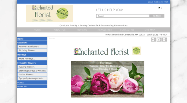 enchantedfloristcentervillema.com