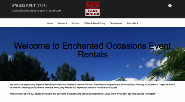 enchantedoccasionsrental.com