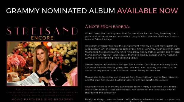 encore.barbrastreisand.com