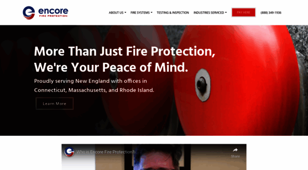 encorefireprotection.com