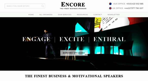 encorespeakers.com