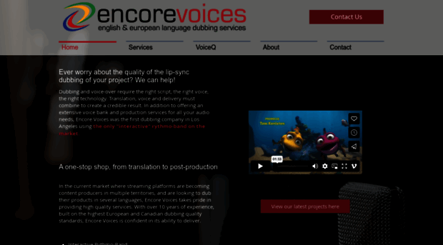 encorevoices.com