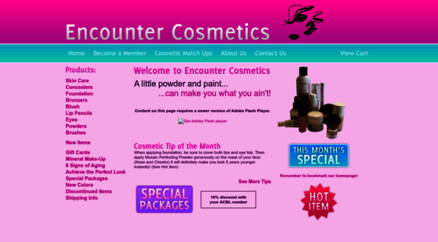 encountercosmetics.com