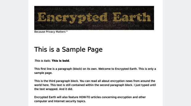 encryptedearth.com