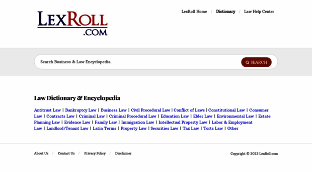 encyclopedia.lexroll.com