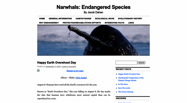 endangerednarwhals.org