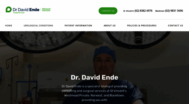endeurology.com.au - Specialist Urologist Doctor Sy... - Endeurology