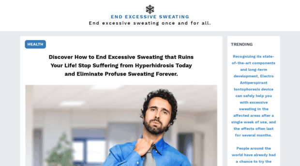 endexcessivesweating.com