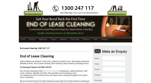 endleasecleaning.com.au