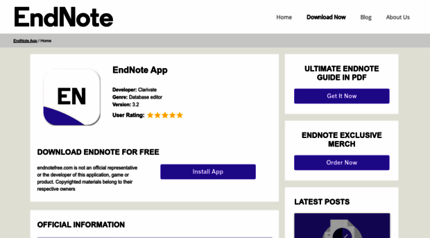 endnotefree.com