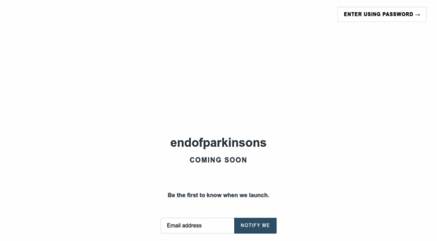 endofparkinsons.myshopify.com