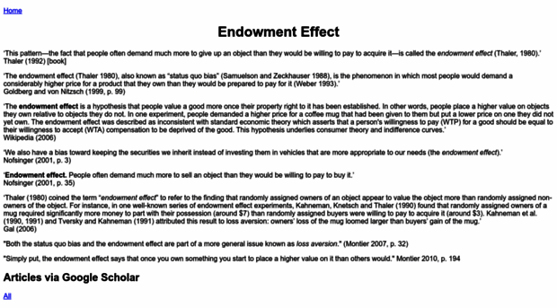 endowment-effect.behaviouralfinance.net