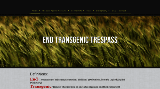 endtransgenictrespass.org