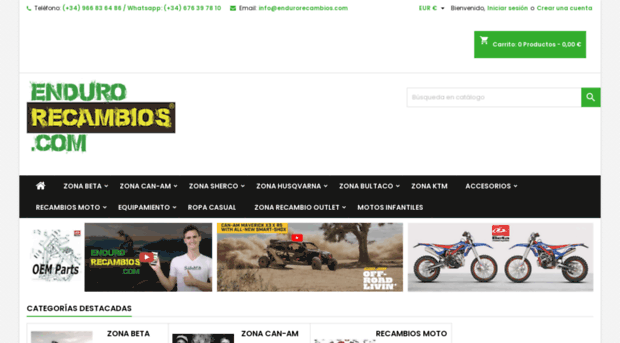 endurorecambios.com