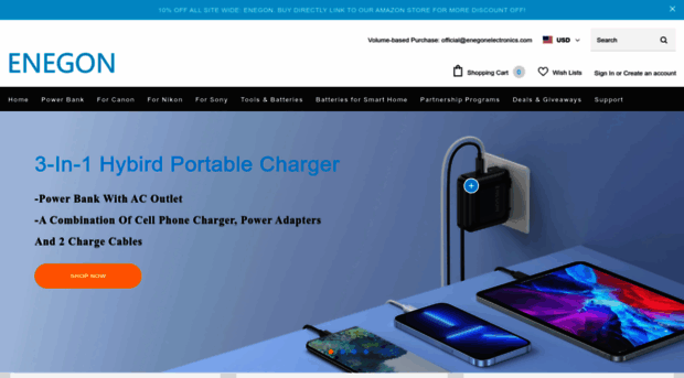enegonelectronics.com
