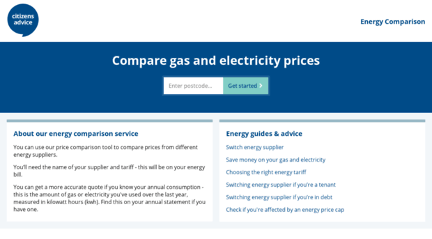 energycompare.citizensadvice.org.uk