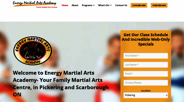 energymartialarts.com