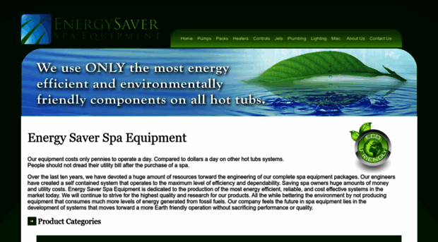 energysaverspaequipment.com