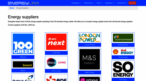 energysuppliers.energylinx.co.uk