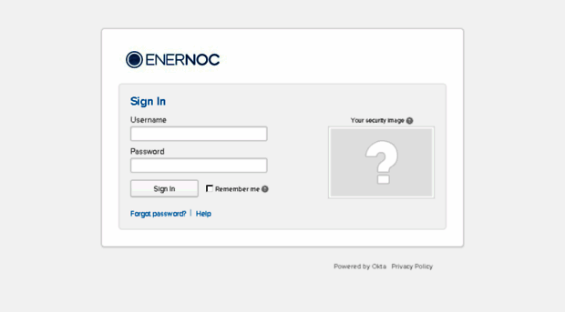 enernoc.okta.com - EnerNOC - Sign In - EnerNOC Okta