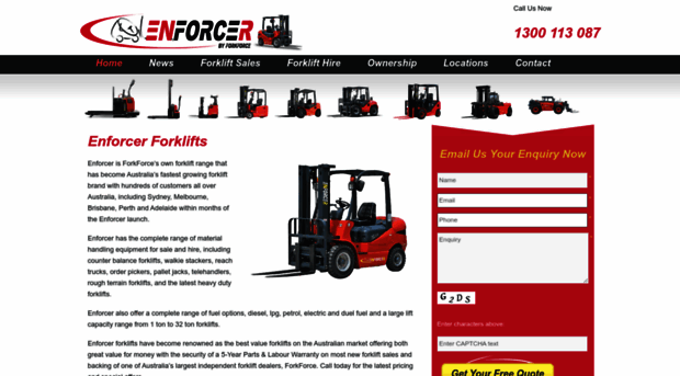 enforcerforklifts.com.au